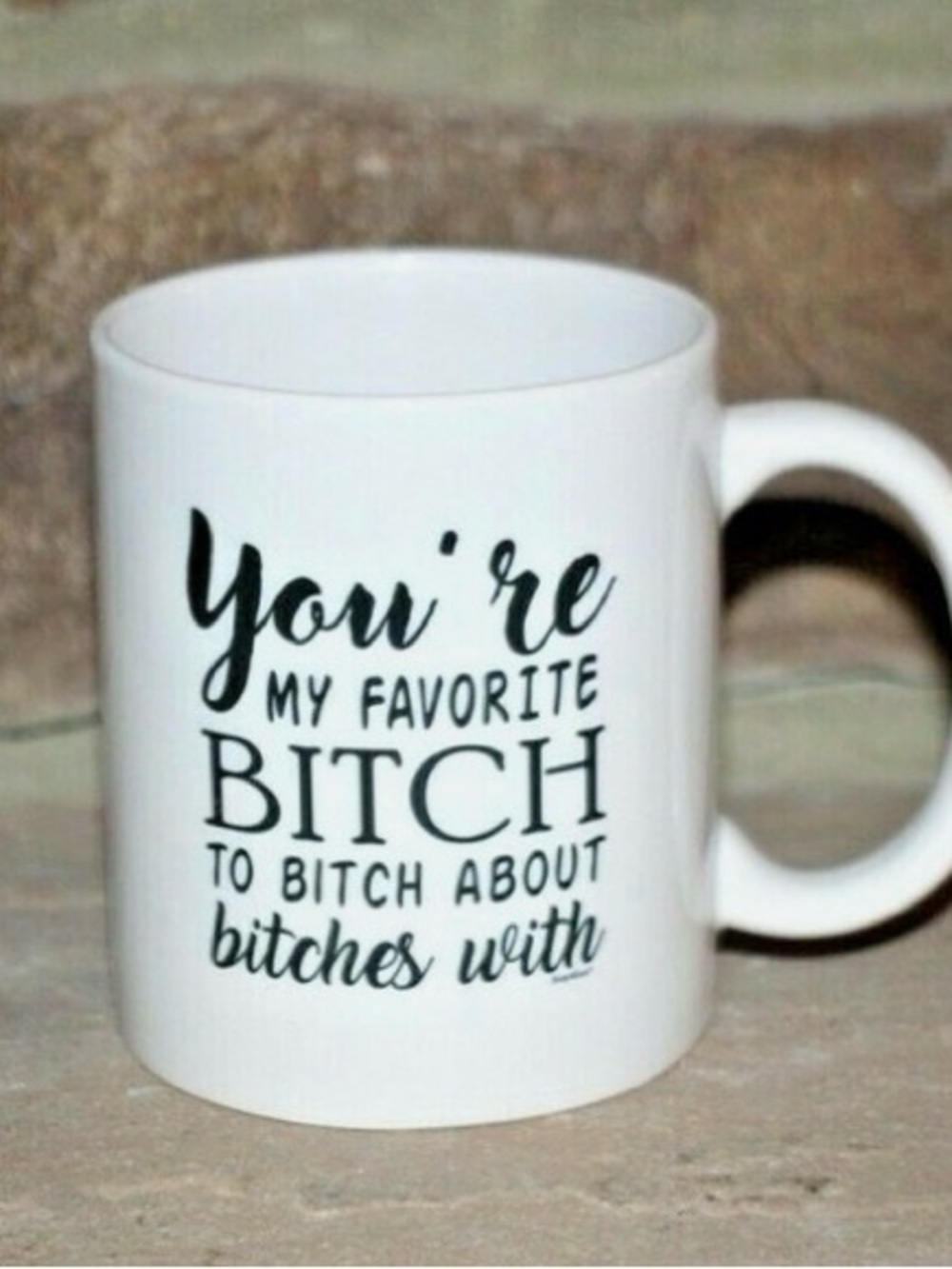 Novelty “ Btch” Mug 12oz. NWOT see pics!